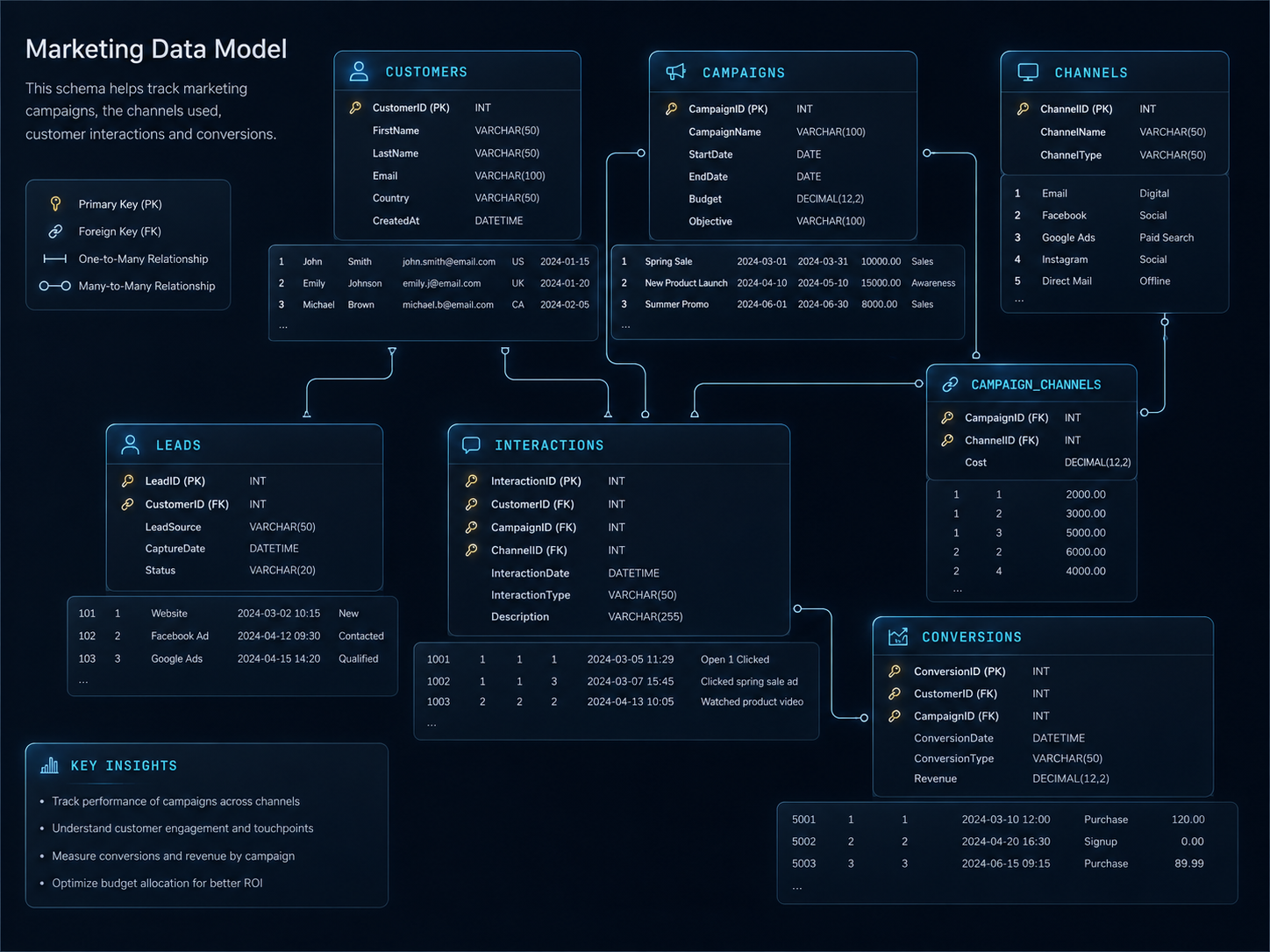 Marketing Data Model