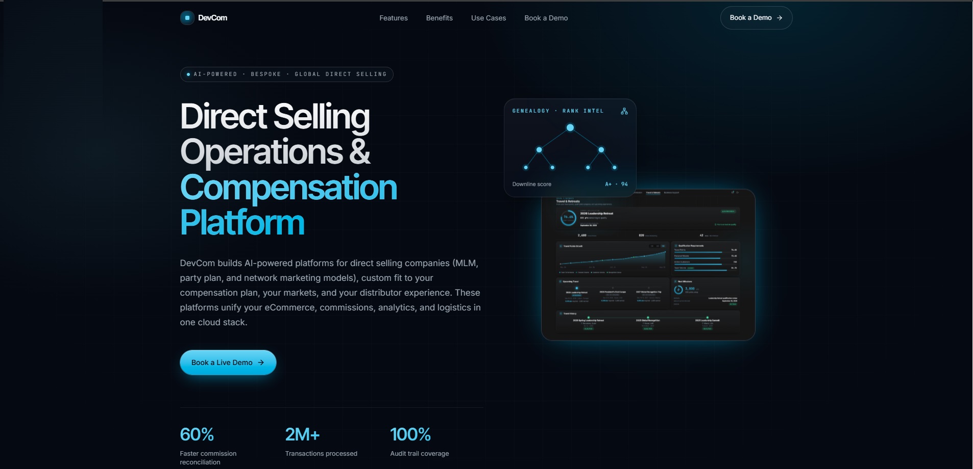 Direct Selling Operations & Compensation Platform